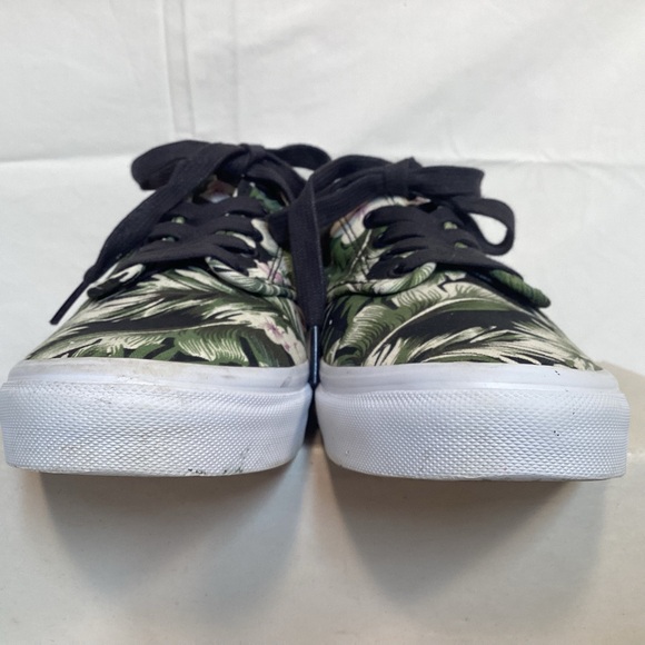 Vans Tropical Floral Ultracush Green and Black Canvas Sneakers Women’s size 10 - Picture 7 of 10
